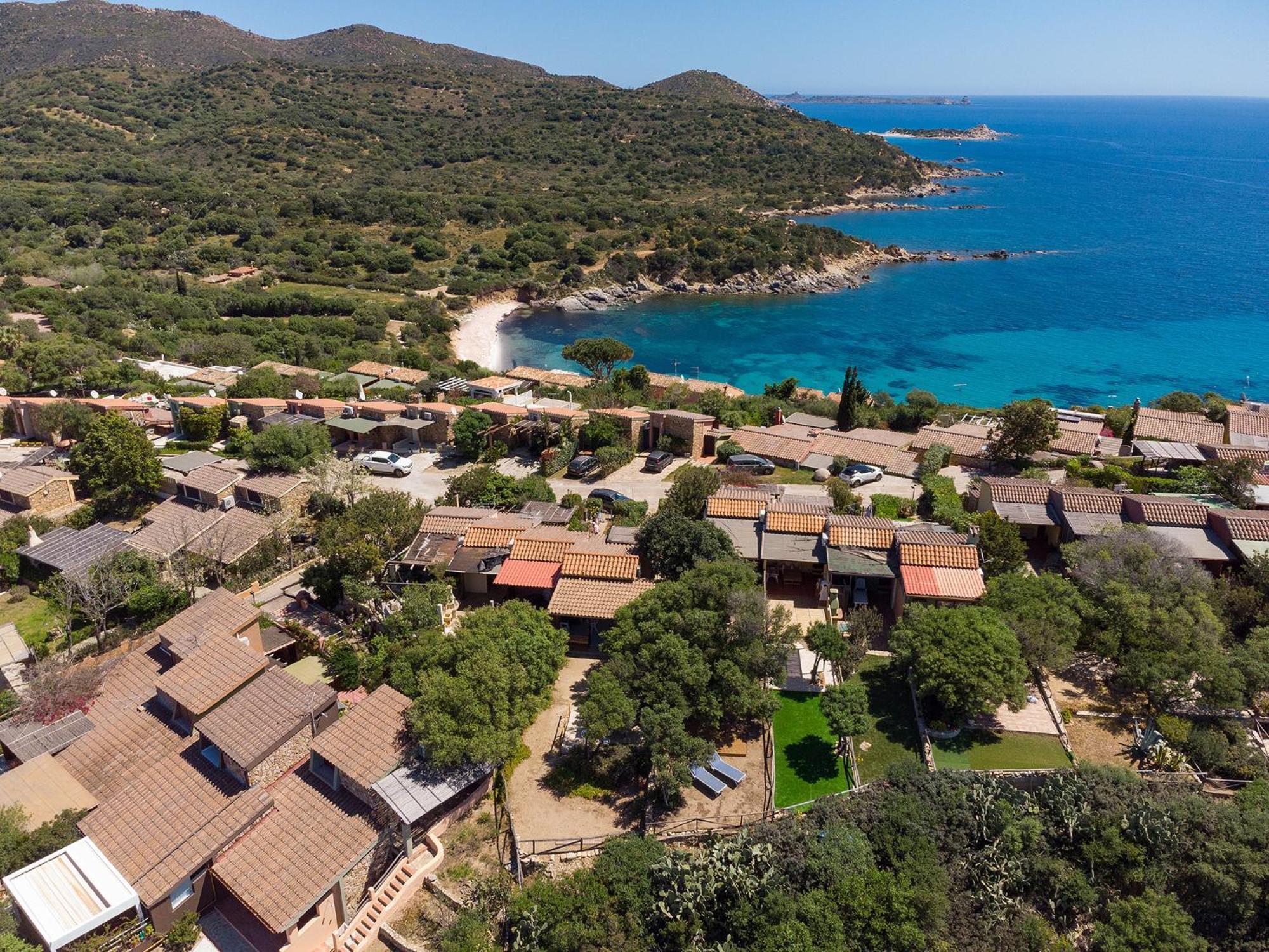 Villa Allegra Panoramica 150 Mt Dal Mare Вилласимиус Экстерьер фото